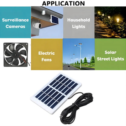 Solar Panel 1.2W 6V Mini USB Monocrystalline Solar Panel - SunTweet