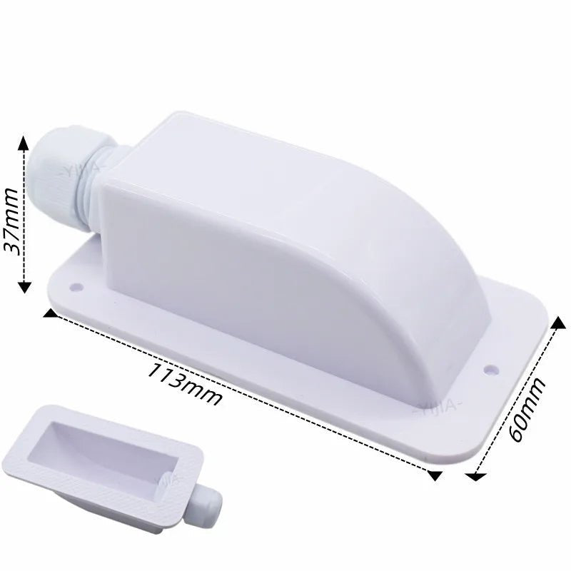 Solar Panel Cable Entry Gland Box, IP68 Single-Hole Roof Mount - SunTweet