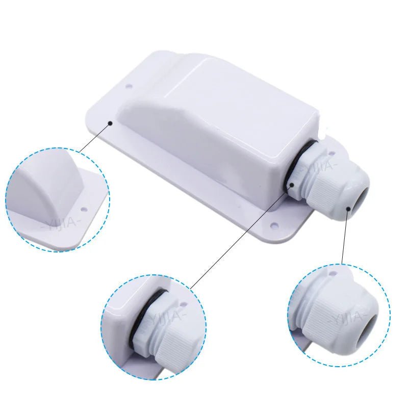 Solar Panel Cable Entry Gland Box, IP68 Single-Hole Roof Mount - SunTweet