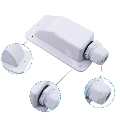 Solar Panel Cable Entry Gland Box, IP68 Single-Hole Roof Mount - SunTweet