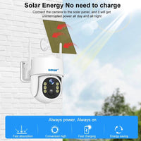 Solar Panel IP Camera Wi - Fi 4MP 4G Video - SunTweet