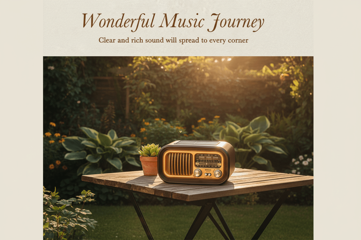 Solar Panel Radio - SunTweet
