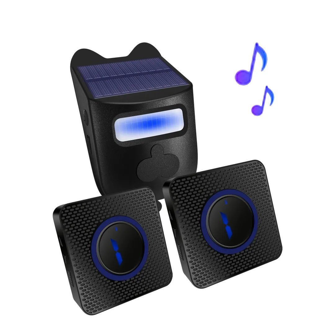 Solar Powered Wireless Driveway Alarm | 600ft Motion Sensor Alert - SunTweet