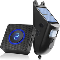 Solar Powered Wireless Driveway Alarm | 600ft Motion Sensor Alert - SunTweet