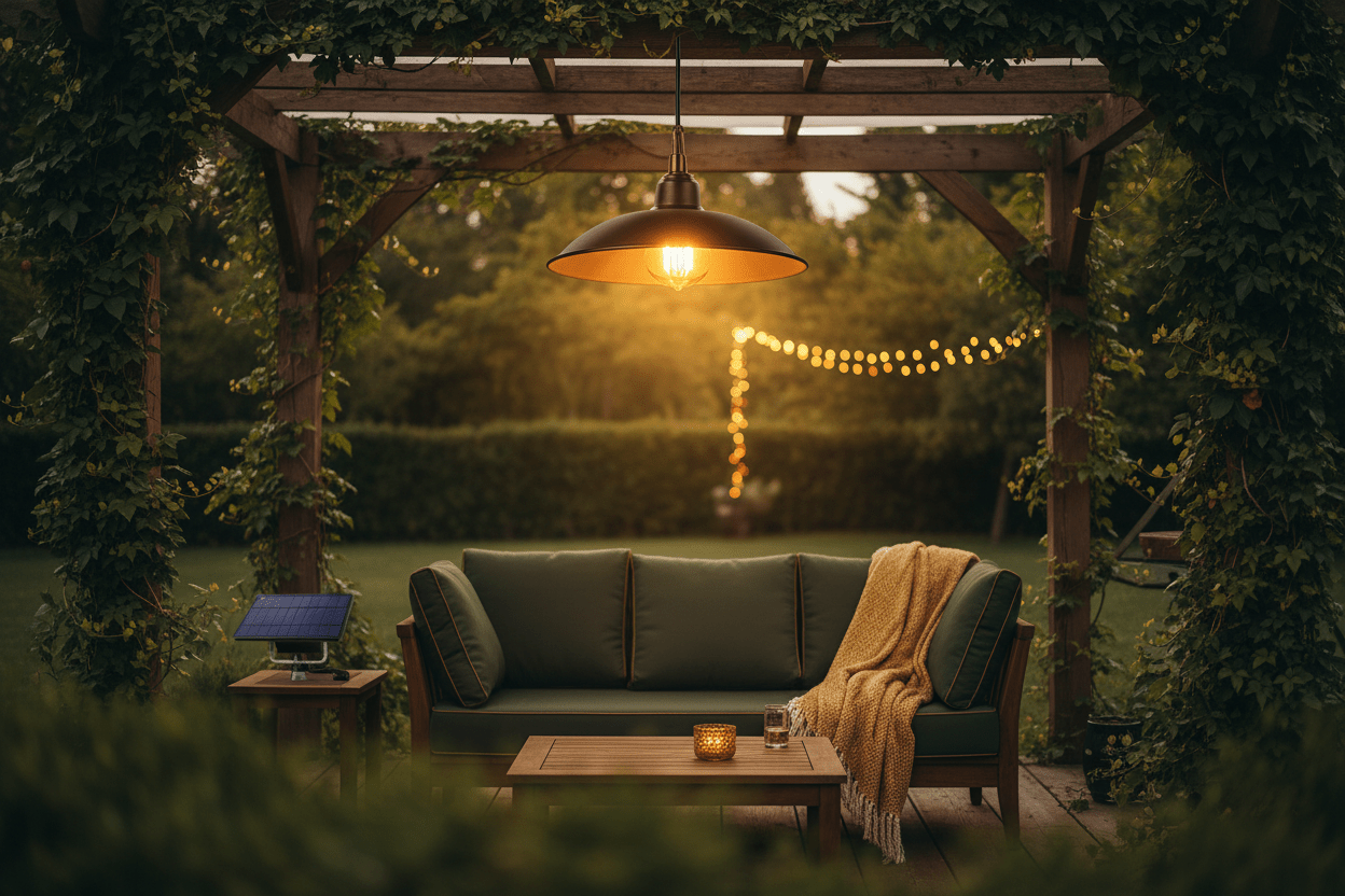 Solar Retro Pendant Light 32 LED - SunTweet