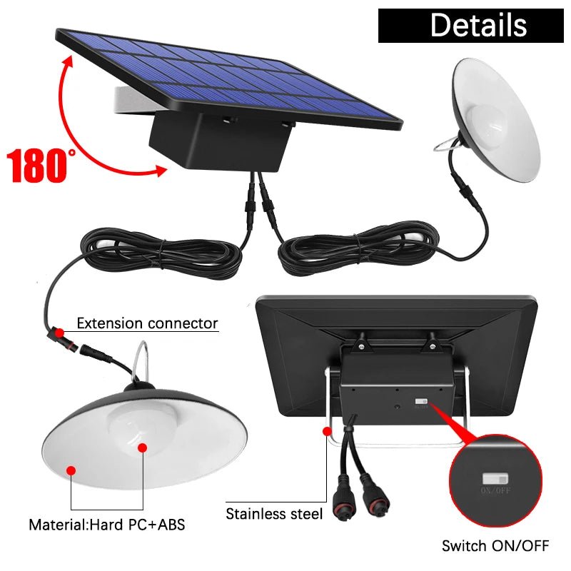 Solar Retro Pendant Light 32 LED - SunTweet