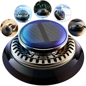 Solar Car Air Freshener | Auto-Rotating Solar Powered Fragrance Diffuser