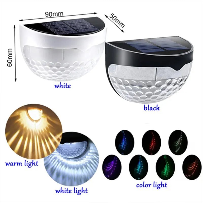 Solar Wall Lamps: 1/2/4/6/8/10 LED Lights - SunTweet
