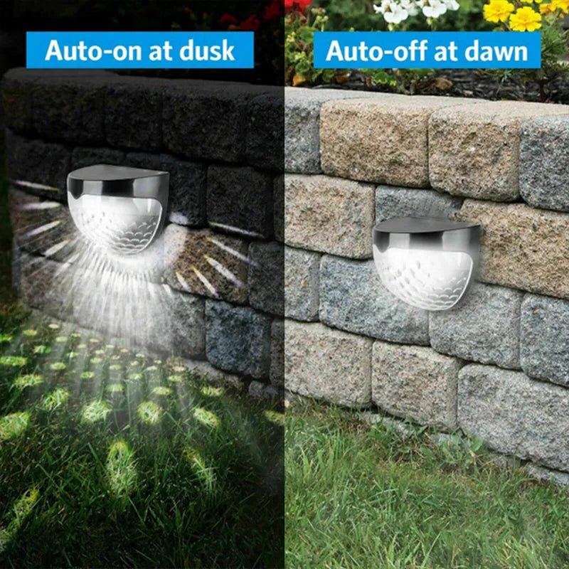 Solar Wall Lamps: 1/2/4/6/8/10 LED Lights - SunTweet