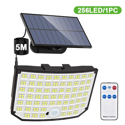 Solar Wall Light 328/348 LED | Super Bright Motion Sensor Outdoor Security Light - SunTweet