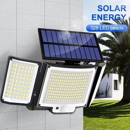 Solar Wall Light 328/348 LED | Super Bright Motion Sensor Outdoor Security Light - SunTweet