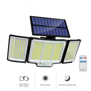 Solar Wall Light 328/348 LED | Super Bright Motion Sensor Outdoor Security Light