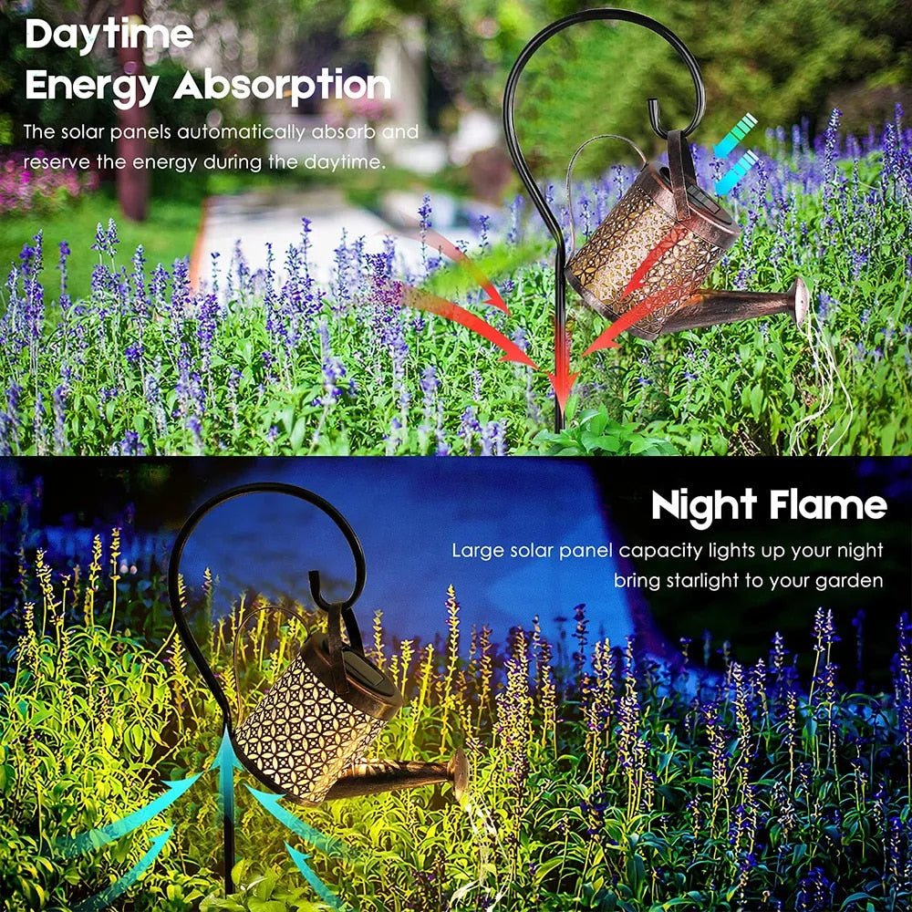 Solar Waterproof Watering Hanging Waterfall lamps. - SunTweet