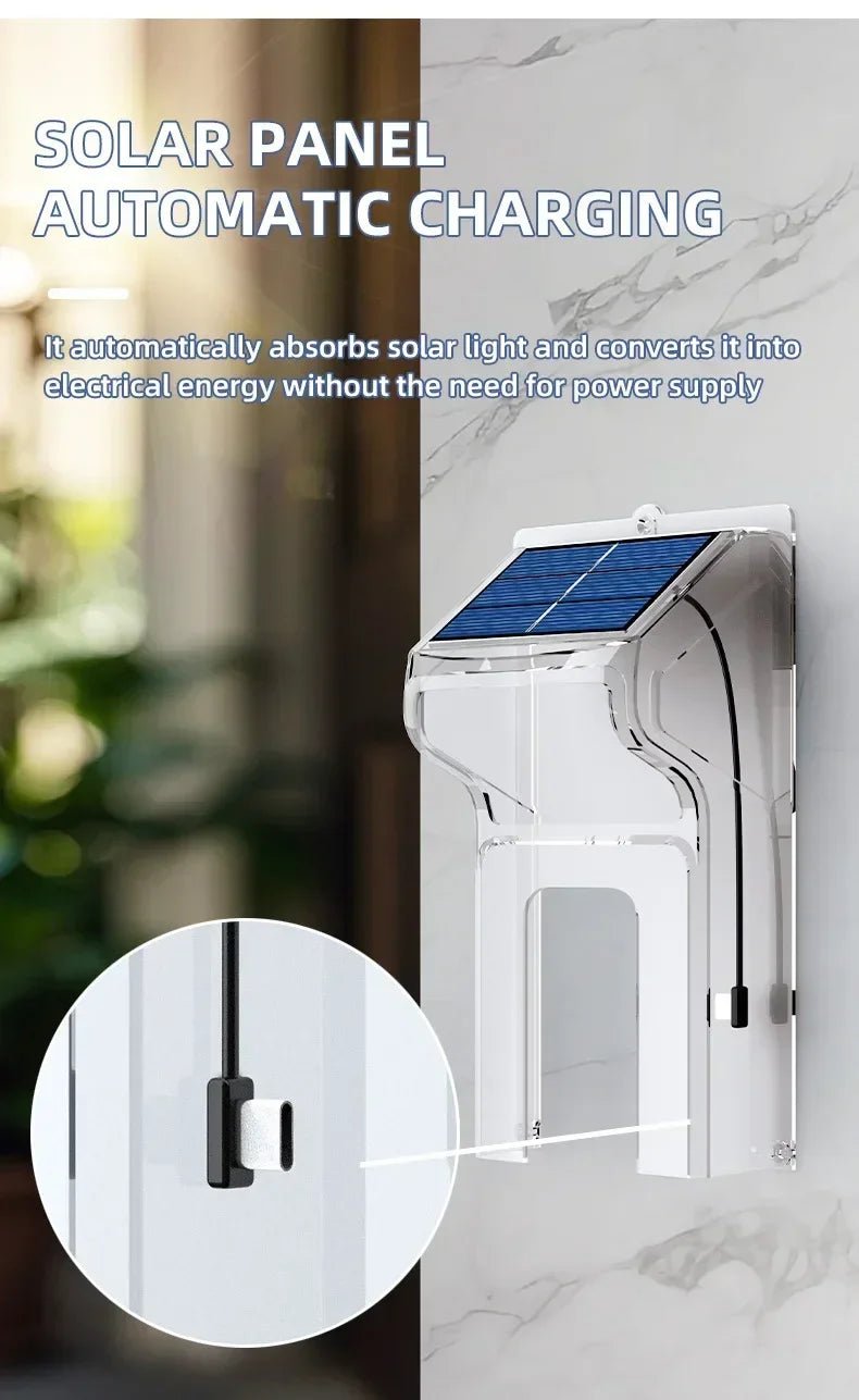 Solar Wireless Video Doorbell | WiFi Smart Door Camera with Intercom &amp; Peephole - SunTweet