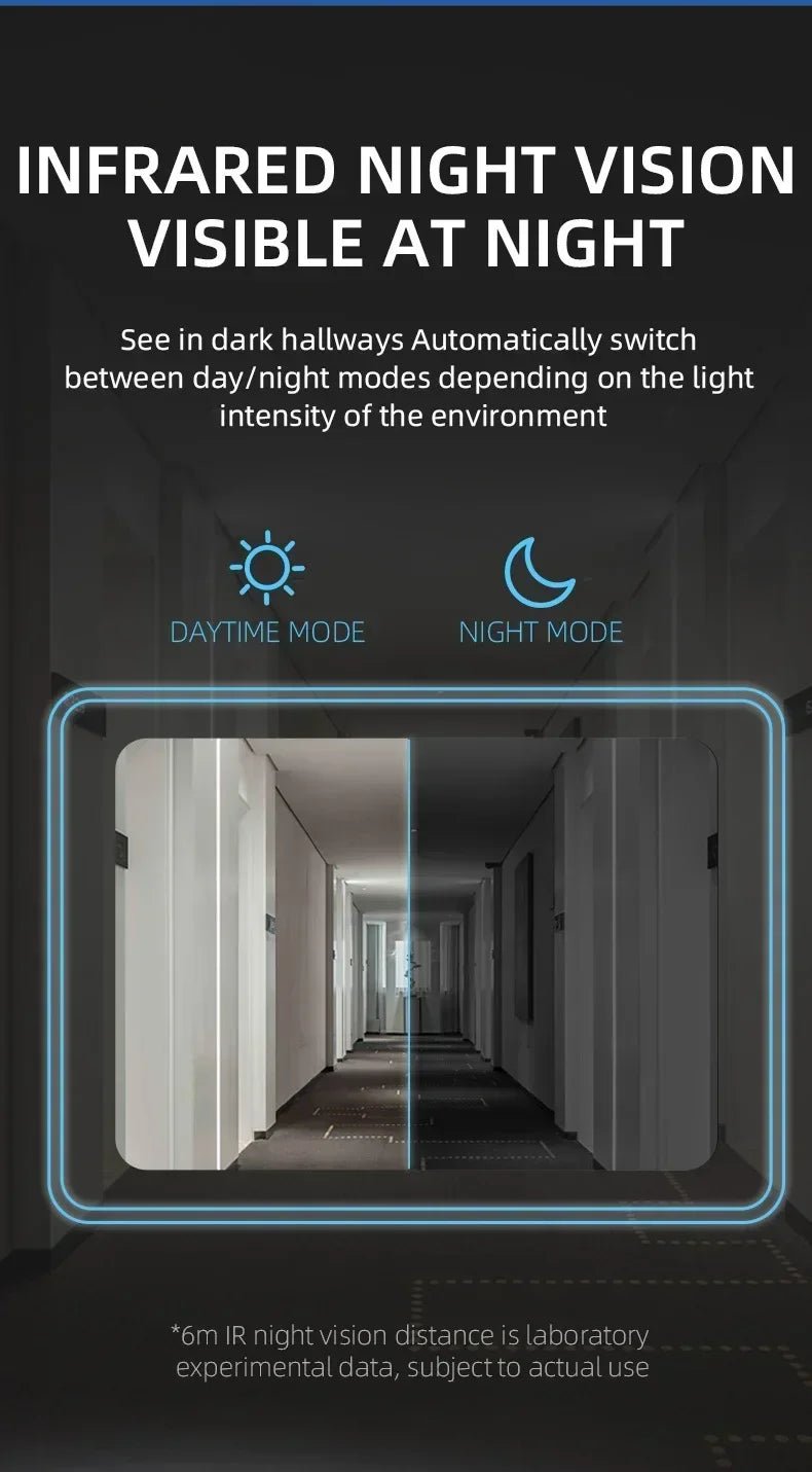 Solar Wireless Video Doorbell | WiFi Smart Door Camera with Intercom &amp; Peephole - SunTweet
