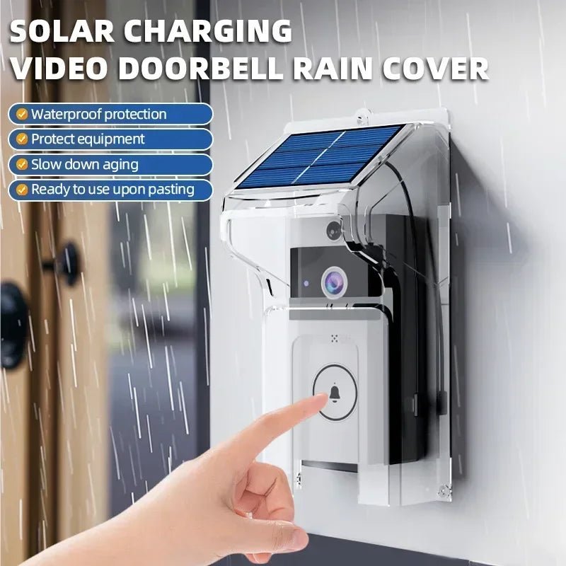 Solar Wireless Video Doorbell | WiFi Smart Door Camera with Intercom &amp; Peephole - SunTweet