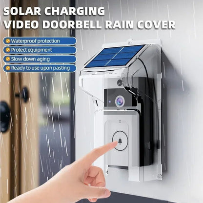 Solar Wireless Video Doorbell | WiFi Smart Door Camera with Intercom &amp; Peephole - SunTweet