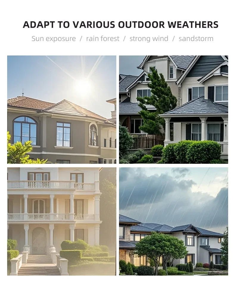 Solar Wireless Video Doorbell | WiFi Smart Door Camera with Intercom &amp; Peephole - SunTweet