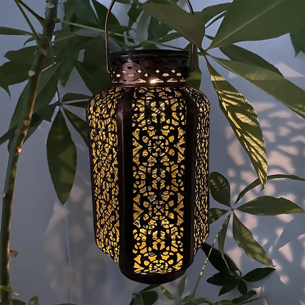 Solar Wrought Iron Projection Lantern - SunTweet