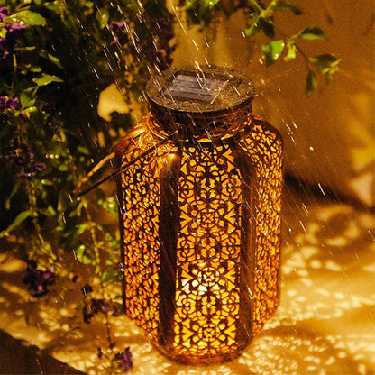 Solar Wrought Iron Projection Lantern - SunTweet