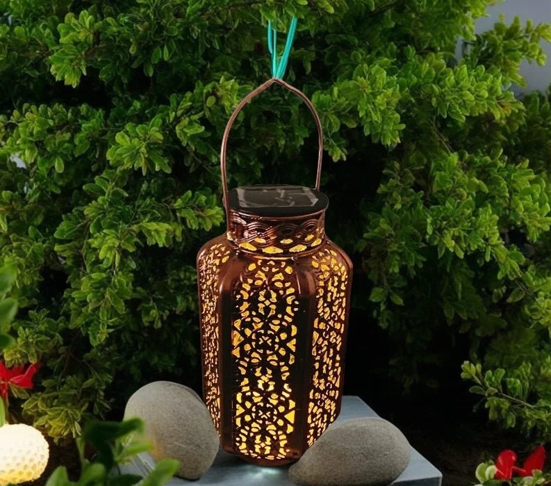 Solar Wrought Iron Projection Lantern - SunTweet