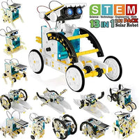 STEM 13 - in - 1 Solar Robot Kit | DIY Science Toy for Kids Age 8 - 12 - SunTweet