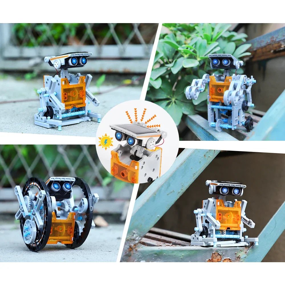 STEM 13 - in - 1 Solar Robot Kit | DIY Science Toy for Kids Age 8 - 12 - SunTweet