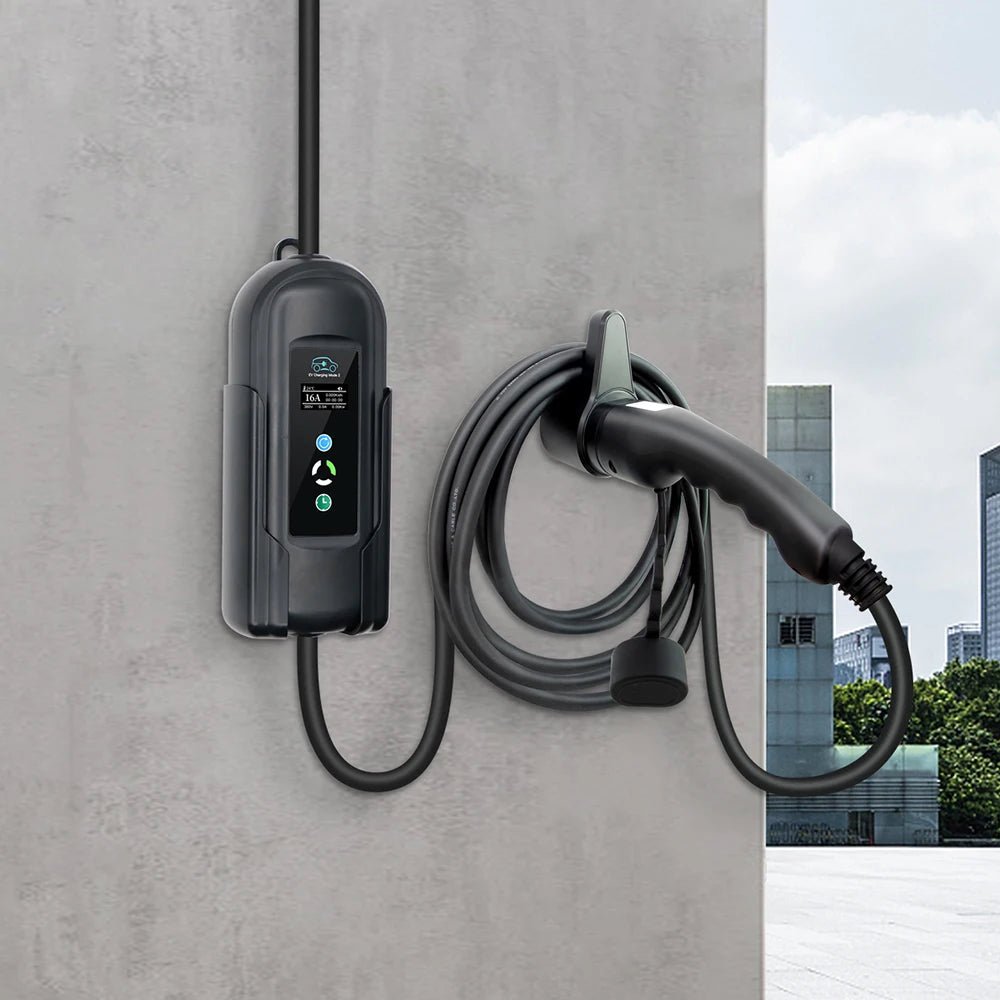 Type 2 EV Charging Plug Holder &amp; Cable Hook - SunTweet