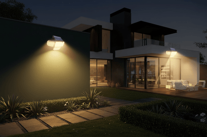 Wall Lamp: Adjustable Heads, Security, and 3 Working Modes - SunTweet